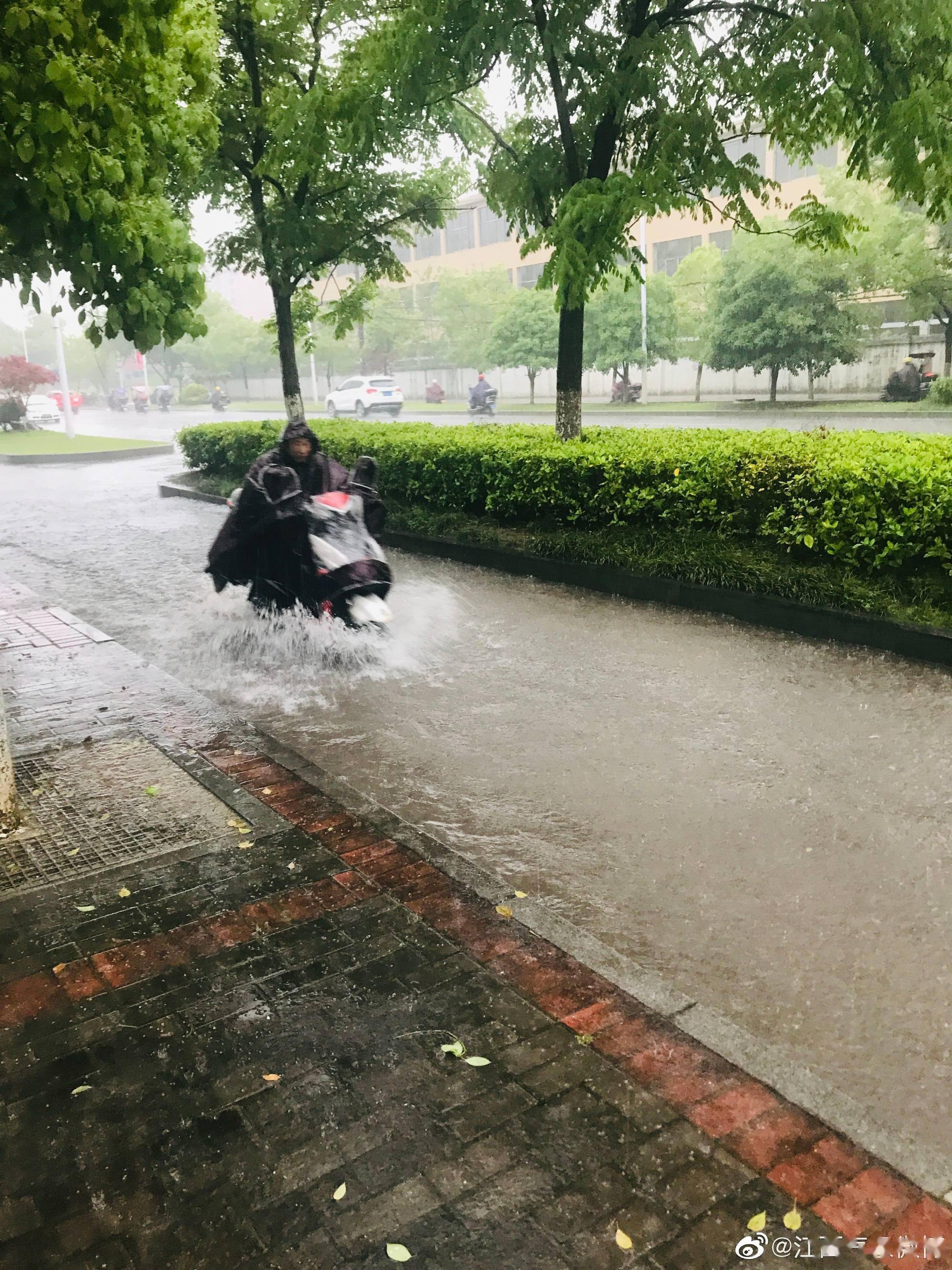 南昌大雨图片