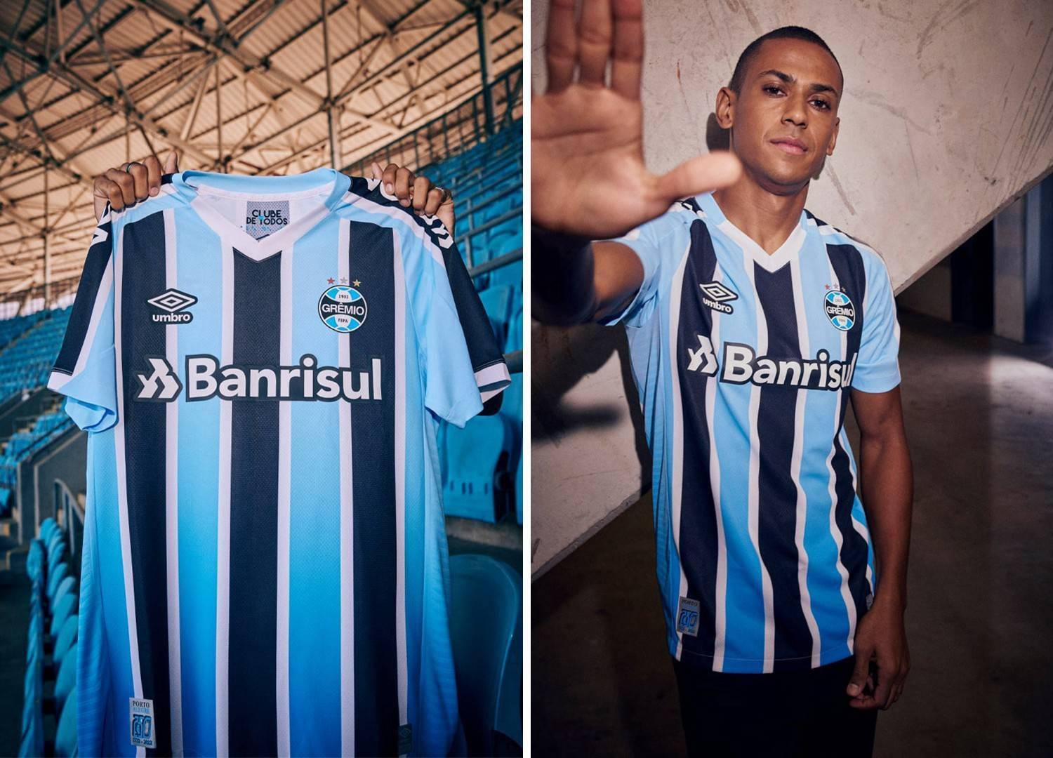 umbro发布格雷米奥2022赛季主客场球衣