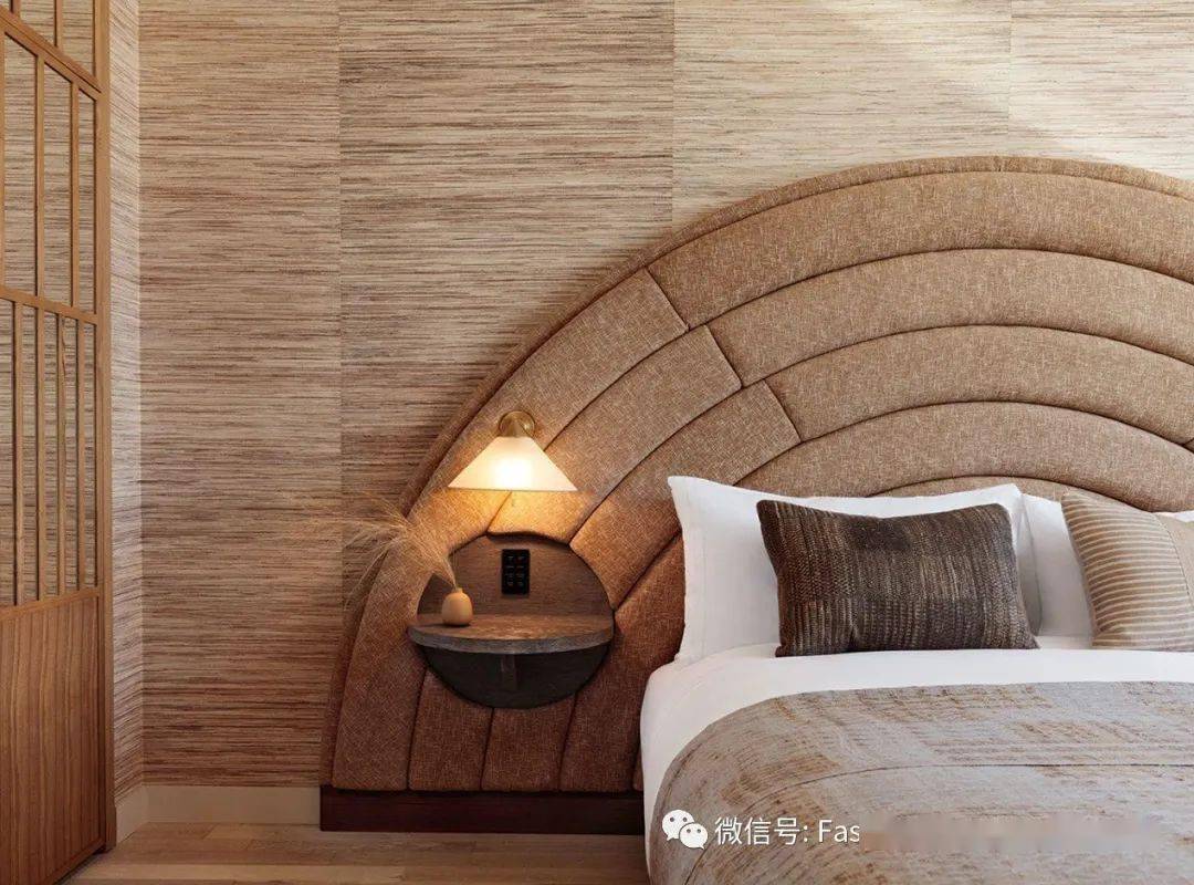 "弯曲"席卷设计界,弧形床头成为卧室的完美搭配#fashion趋势#_色彩