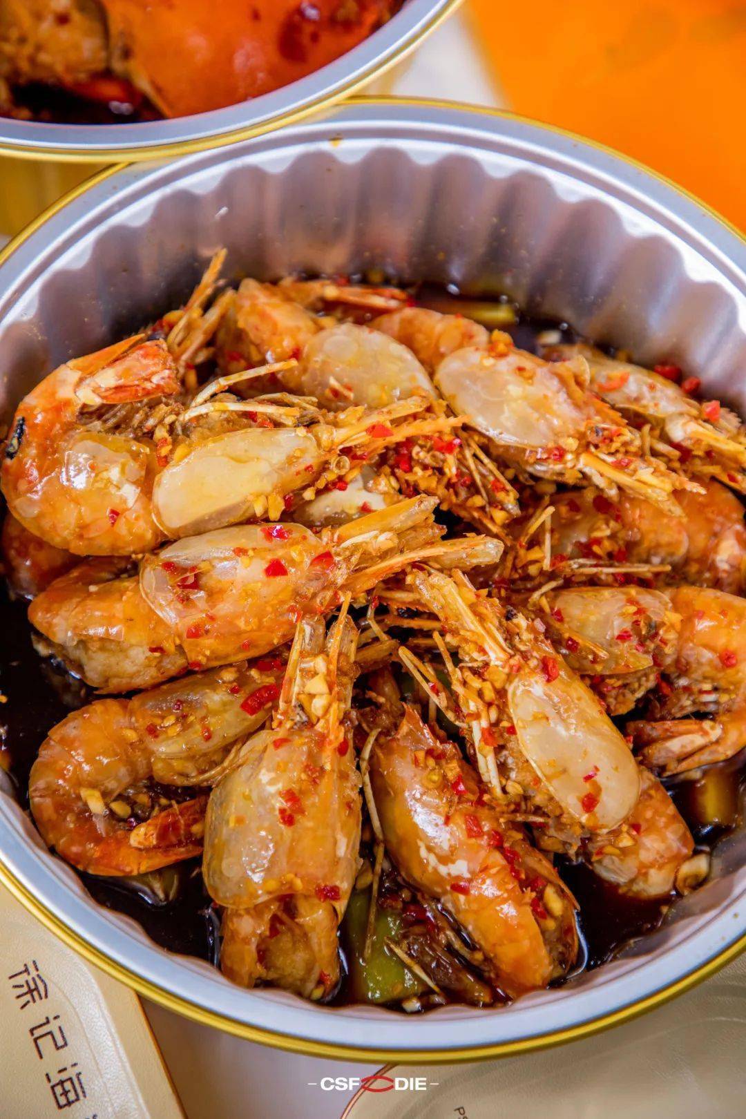 鲜辣芥末罗氏虾·这么美味的大肉蟹,当然汤汁也不能放过!