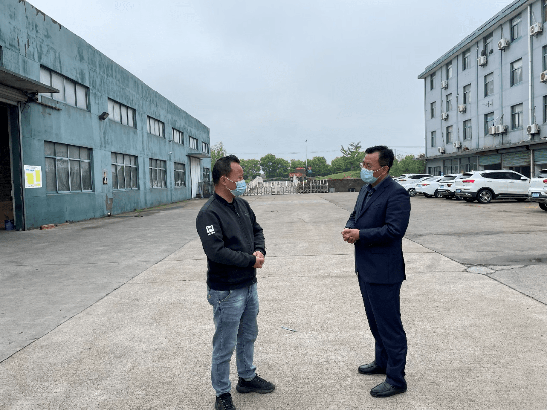 七都镇人大走访调研企业疫情防控工作