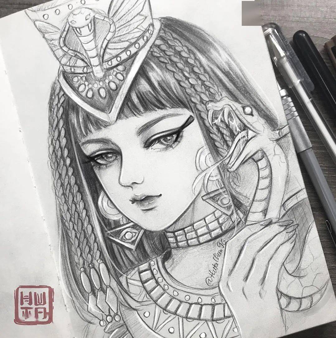 教你画清新唯美的线条美少女一定不能错过了