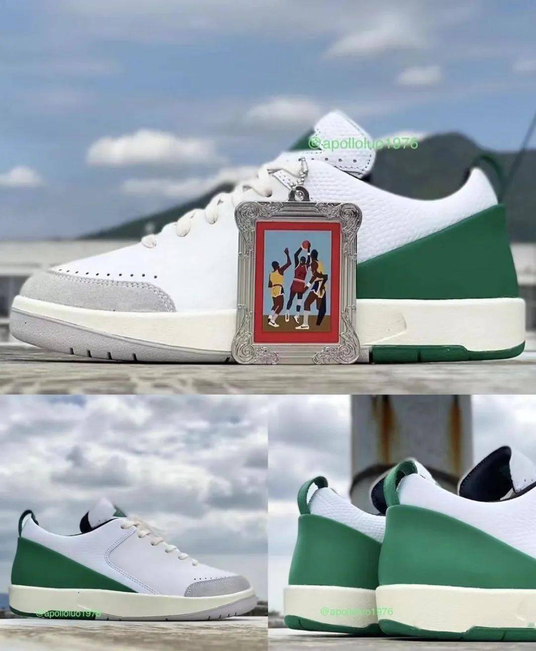 aj2又出艺术家新联名了白红白绿双配色公布