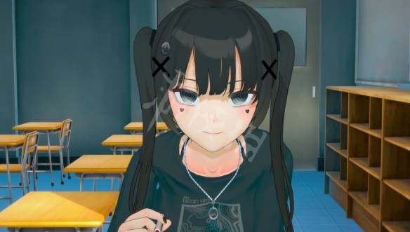 恋活sunshine人物卡双马尾地雷妹分享双马尾地雷妹怎么捏