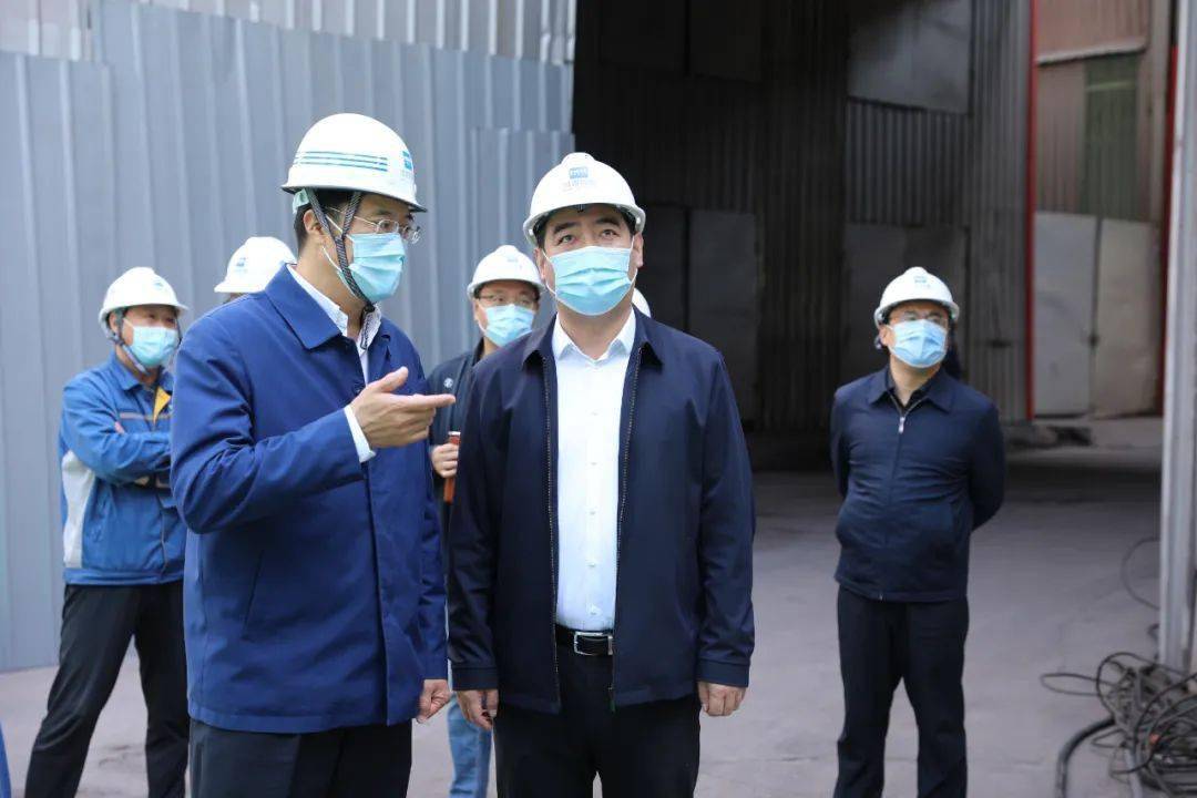 党政领导抓环保复兴区政府区长李阳到邯钢督导推进中央环保督察组交办