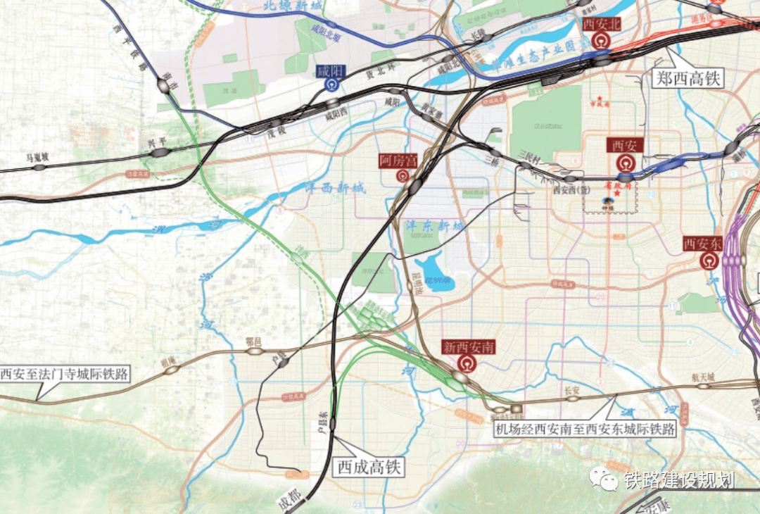 西户铁路鄠邑站规划图图片