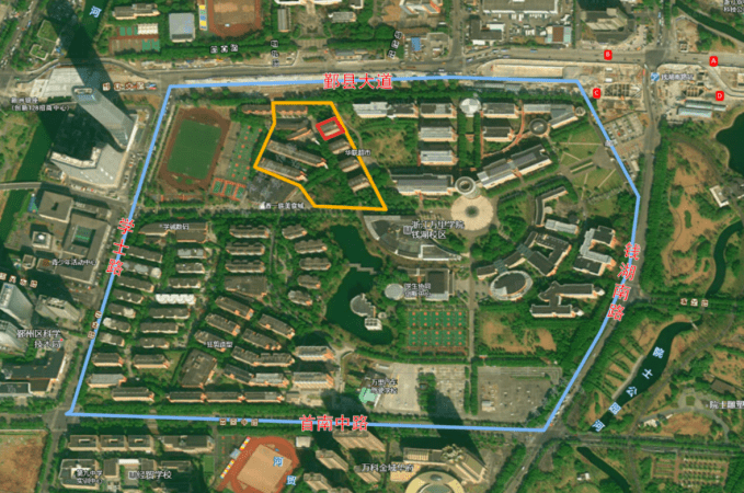 防范区:浙江万里学院钱湖校区(除浙江万里学院钱湖校区13-19号宿舍楼