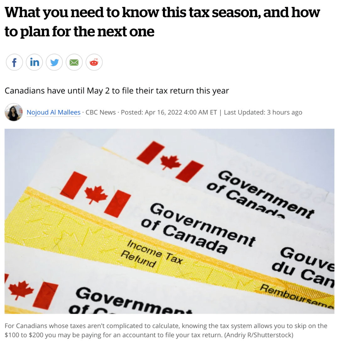 小心罚款！加拿大报税最后期限来临！这些减税项目别错过_搜狐网