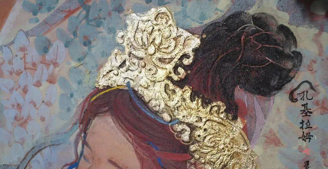 一人一生活莲羊从最年轻的造龙师到岩彩画家她把中国千年前的壁画变成