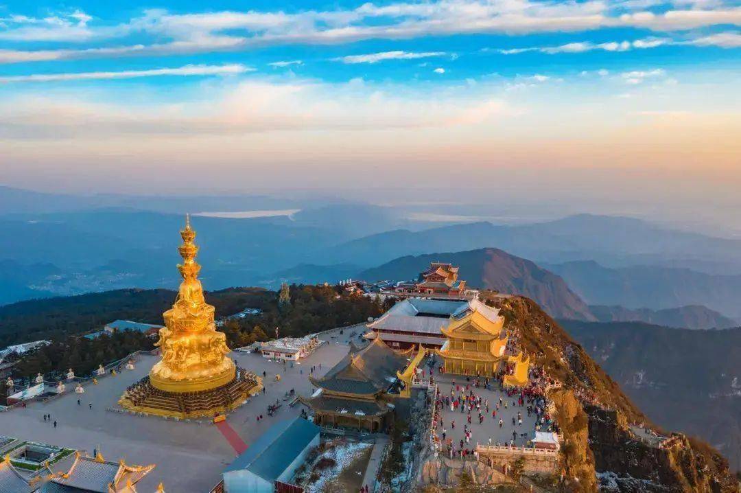 纯玩全景【赏花季】九寨沟,黄龙,峨眉山,乐山双飞六天_云海_风景区_藏