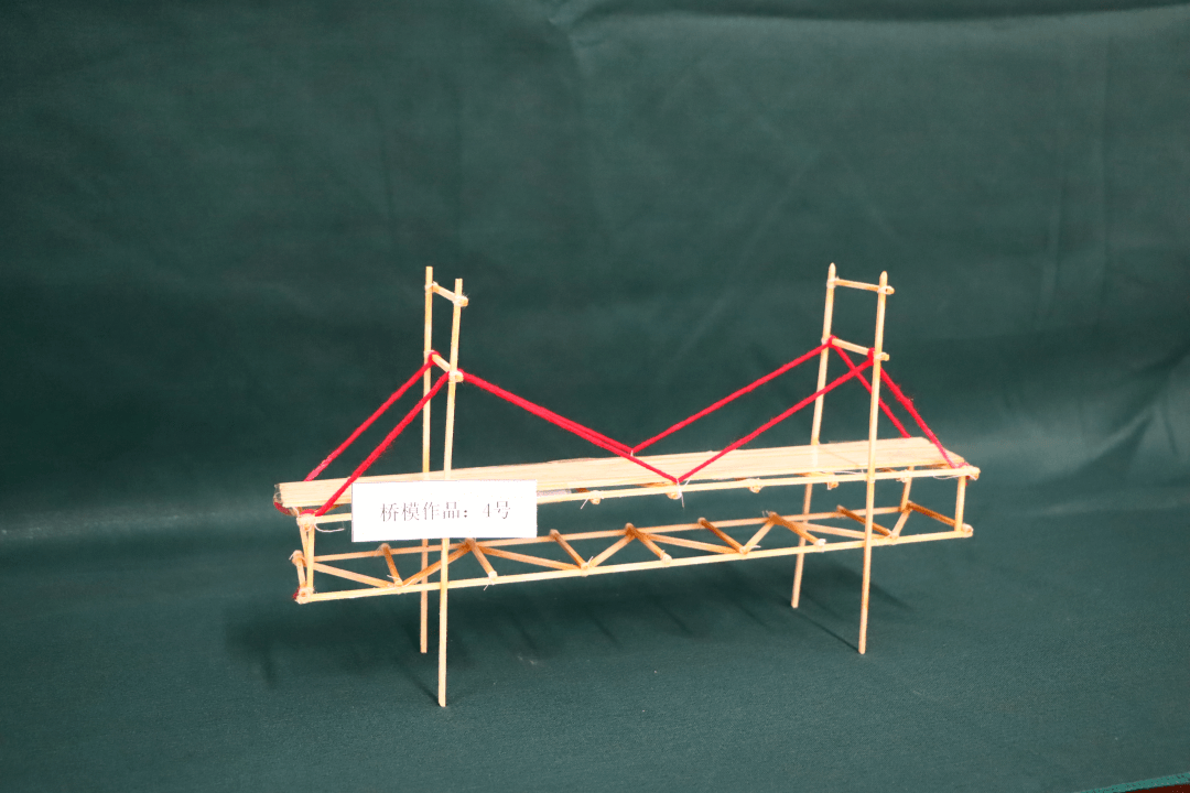 结构设计大赛桥梁模型图片