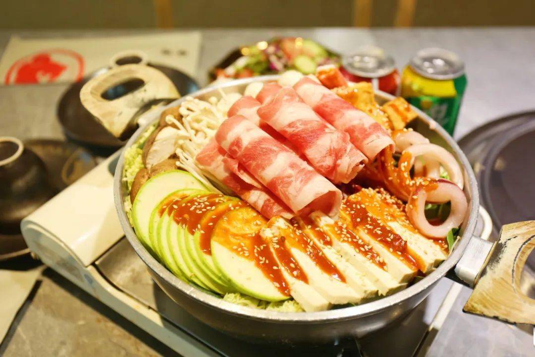 韩剧同款部队火锅99元抢超值4人餐!地道还美味~_韩式_肥牛_经典