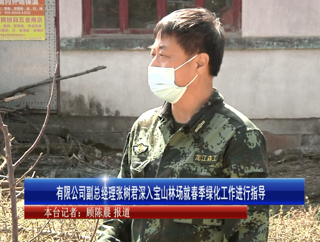 林区新闻亚布力林业局有限公司副总经理张树君深入宝山林场就春季绿化