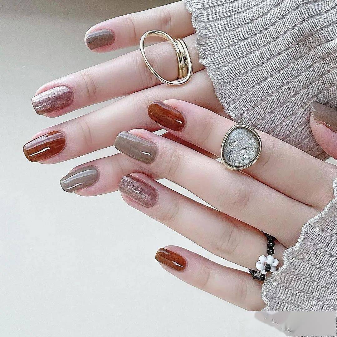 巨显白美甲黄皮照着做就对了