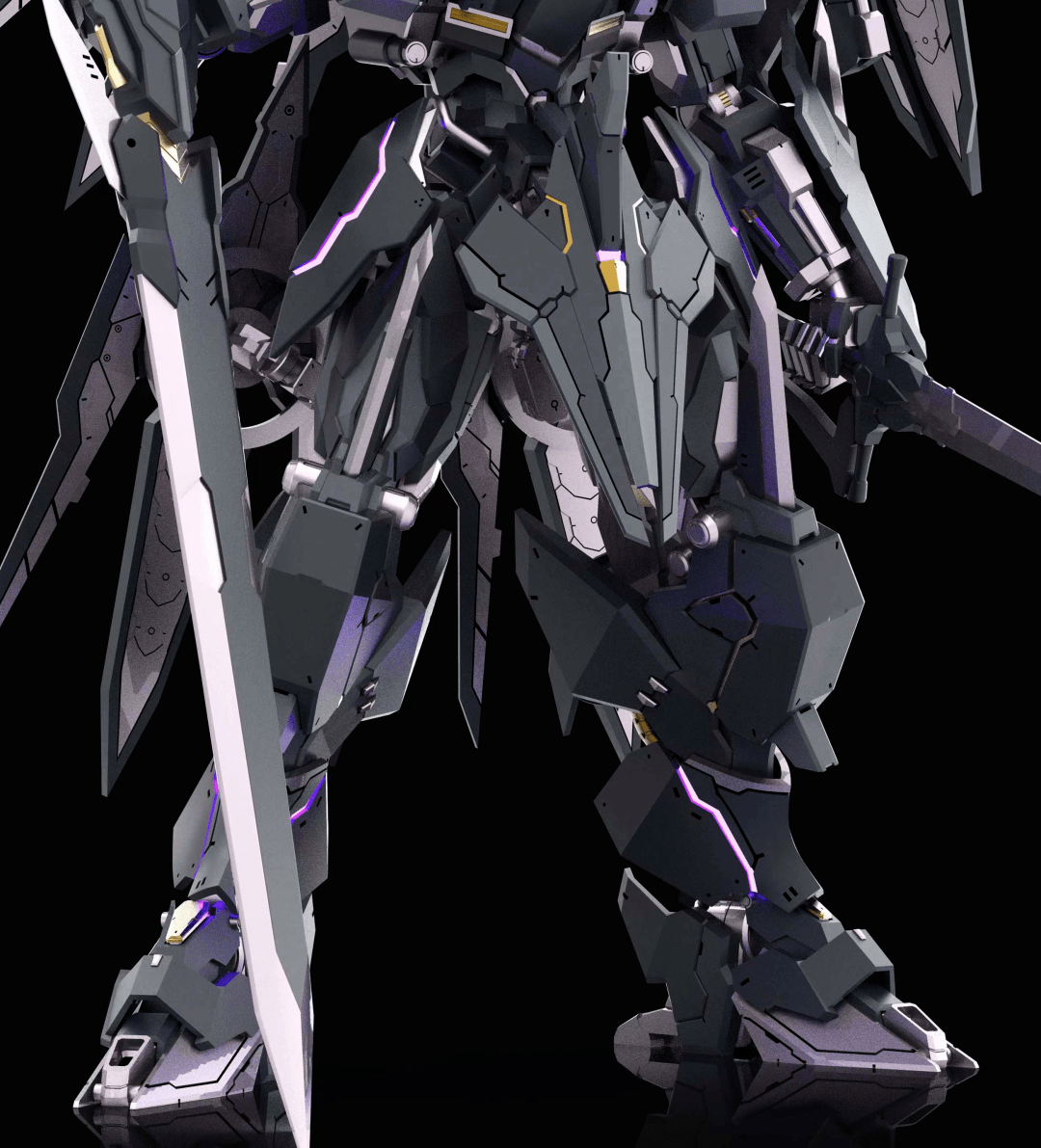 模玩资讯sss特制级机动战队黑骑士合金成品化