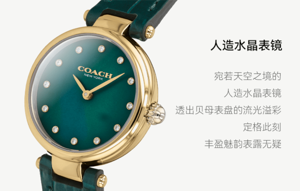 蔻驰这款小绿表一眼就种草