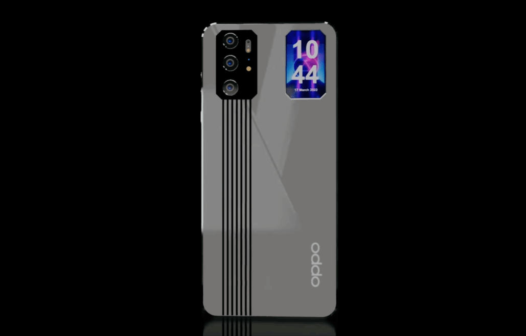 opporeno8pro渲染圖:八邊形副屏 驍龍7gen1,全新外觀脫穎而出_手機