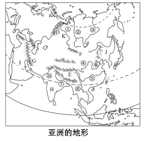 亚洲地图手绘图片大全图片