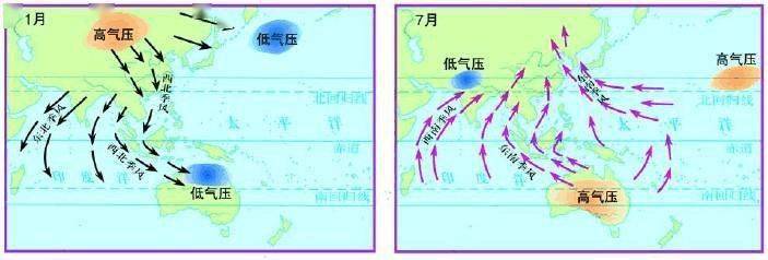 几内亚湾的季风现象图片