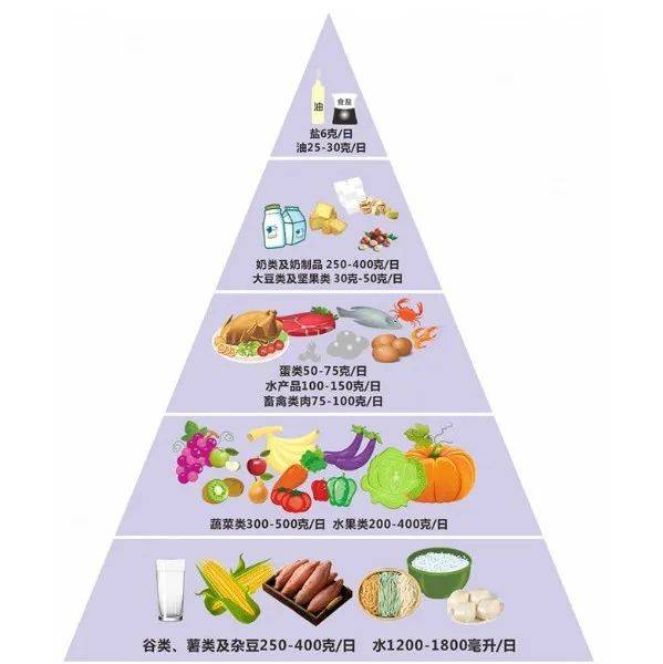 中国居民膳食指南（2022） 平衡膳食八准则 来源 中国 膳食