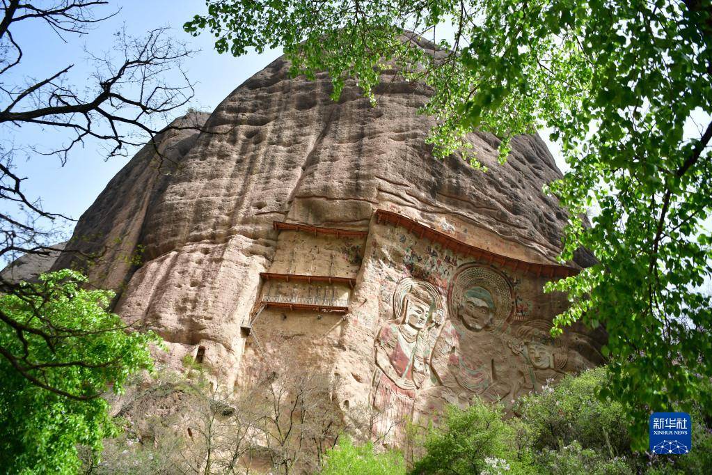 甘肃武山：走近拉梢寺露天摩崖浮雕【组图】