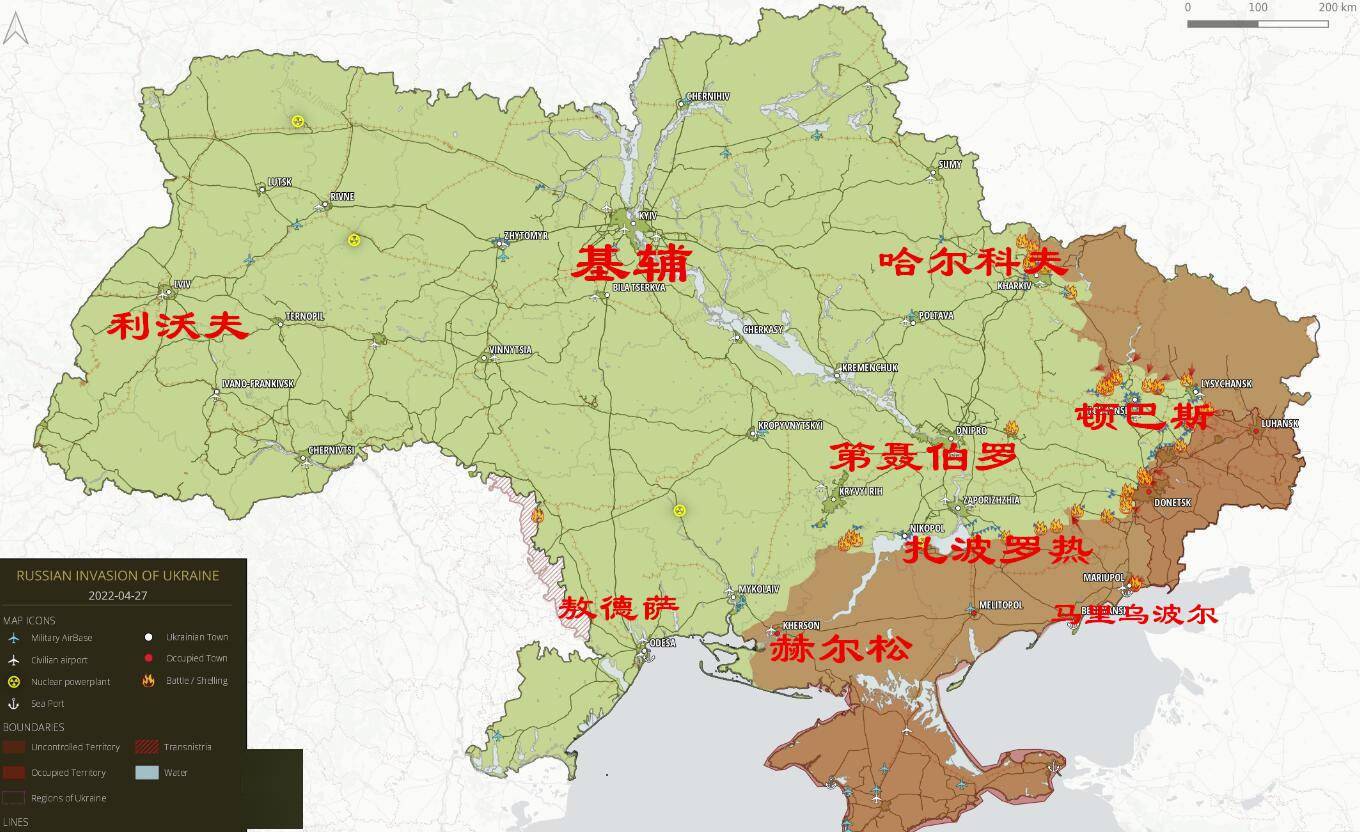 乌克兰基辅地图位置图片