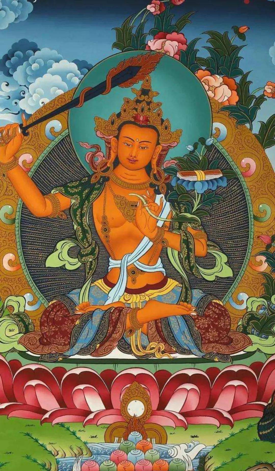 四月四,恭迎文殊菩萨圣诞,祈愿你家孩子勇猛精进,名题金榜_菩萨_孩子_