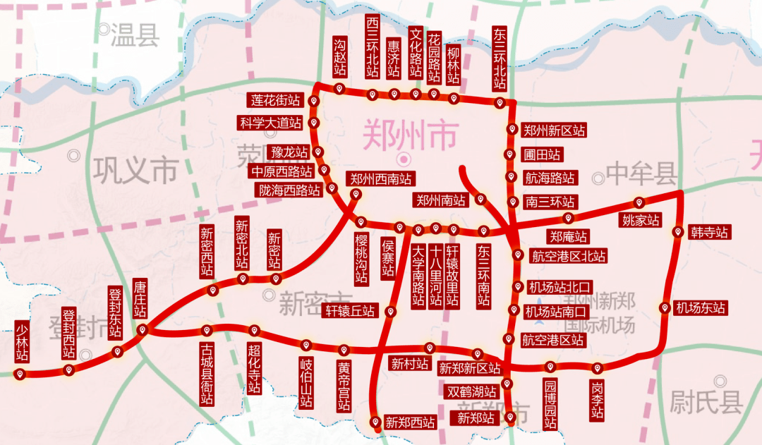 郑西高速路线图图片
