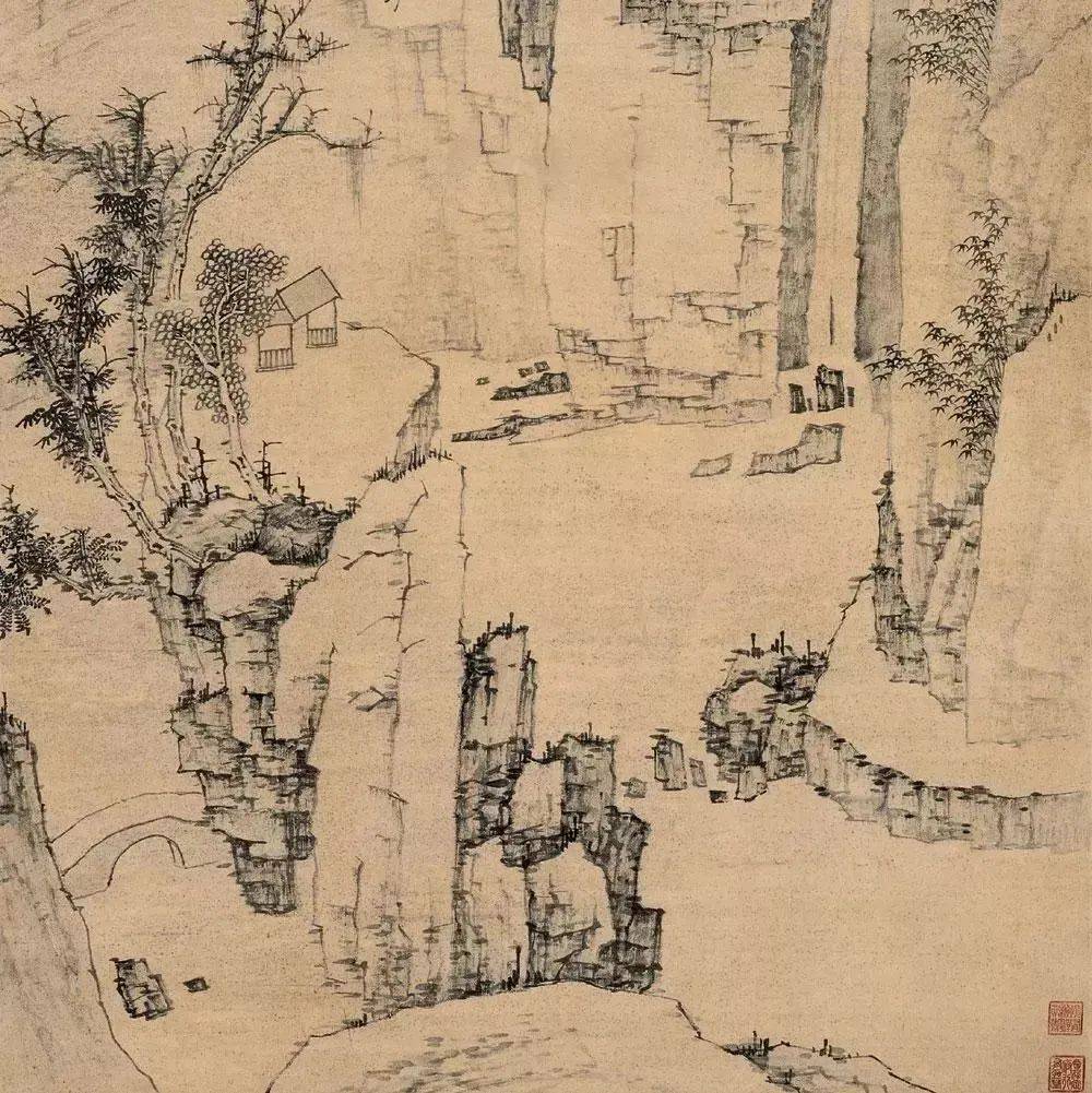 弘仁：独得画禅三昧_书画_黄山_唐王