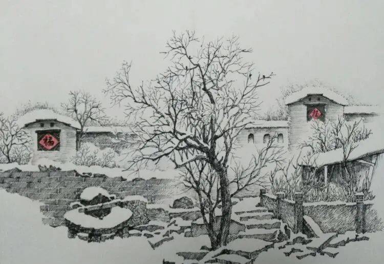 芥子园雪景图片
