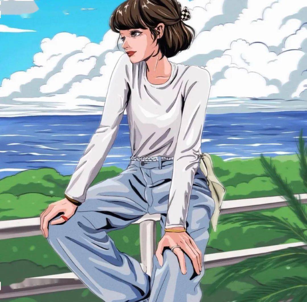 绝美手绘女生头像人生本来就孤独