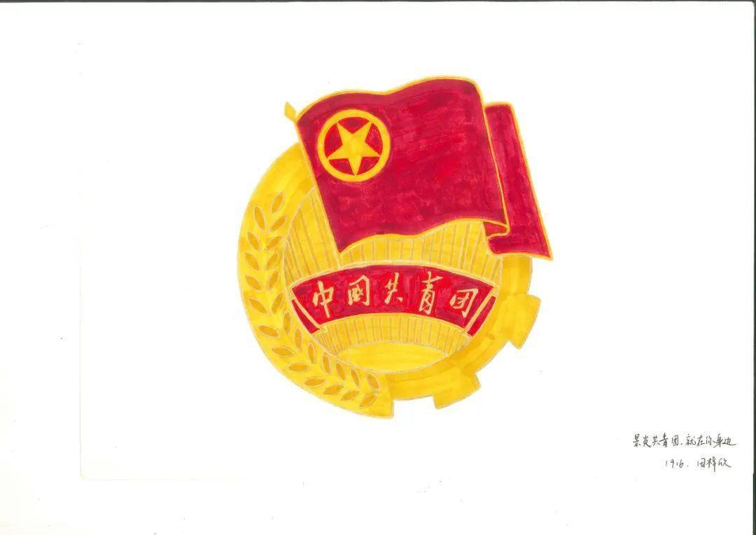 特别关注五四青年节景炎学子书画致敬红色青春