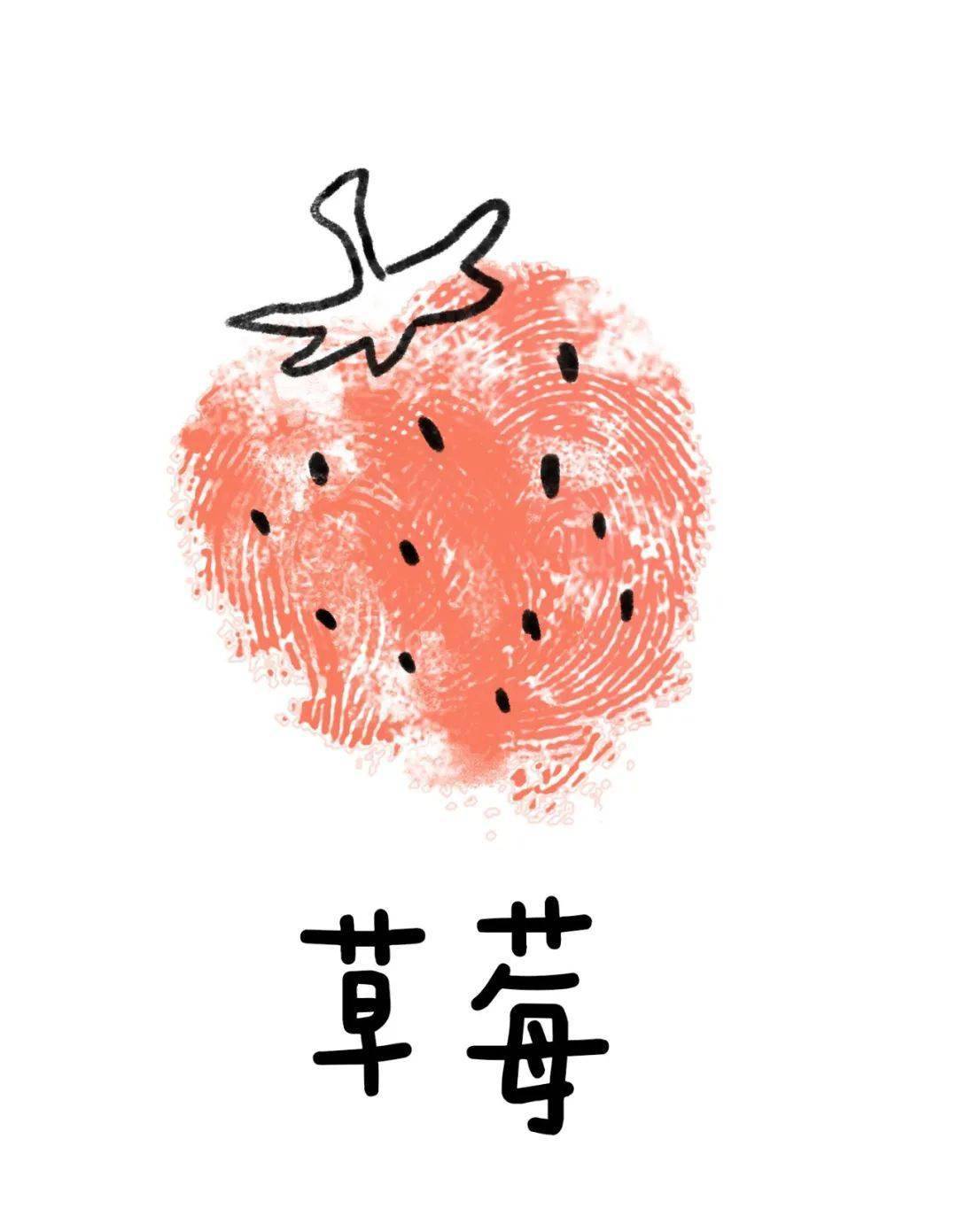 简笔画可可爱爱的手指印画跟小朋友一起学起来吧