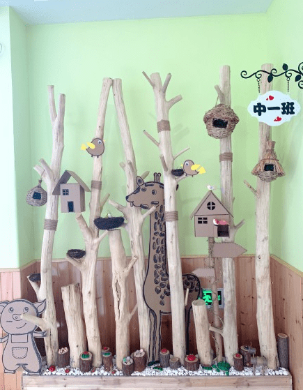 吊饰区域环创家园共育以您举手之劳,普及科学保教.