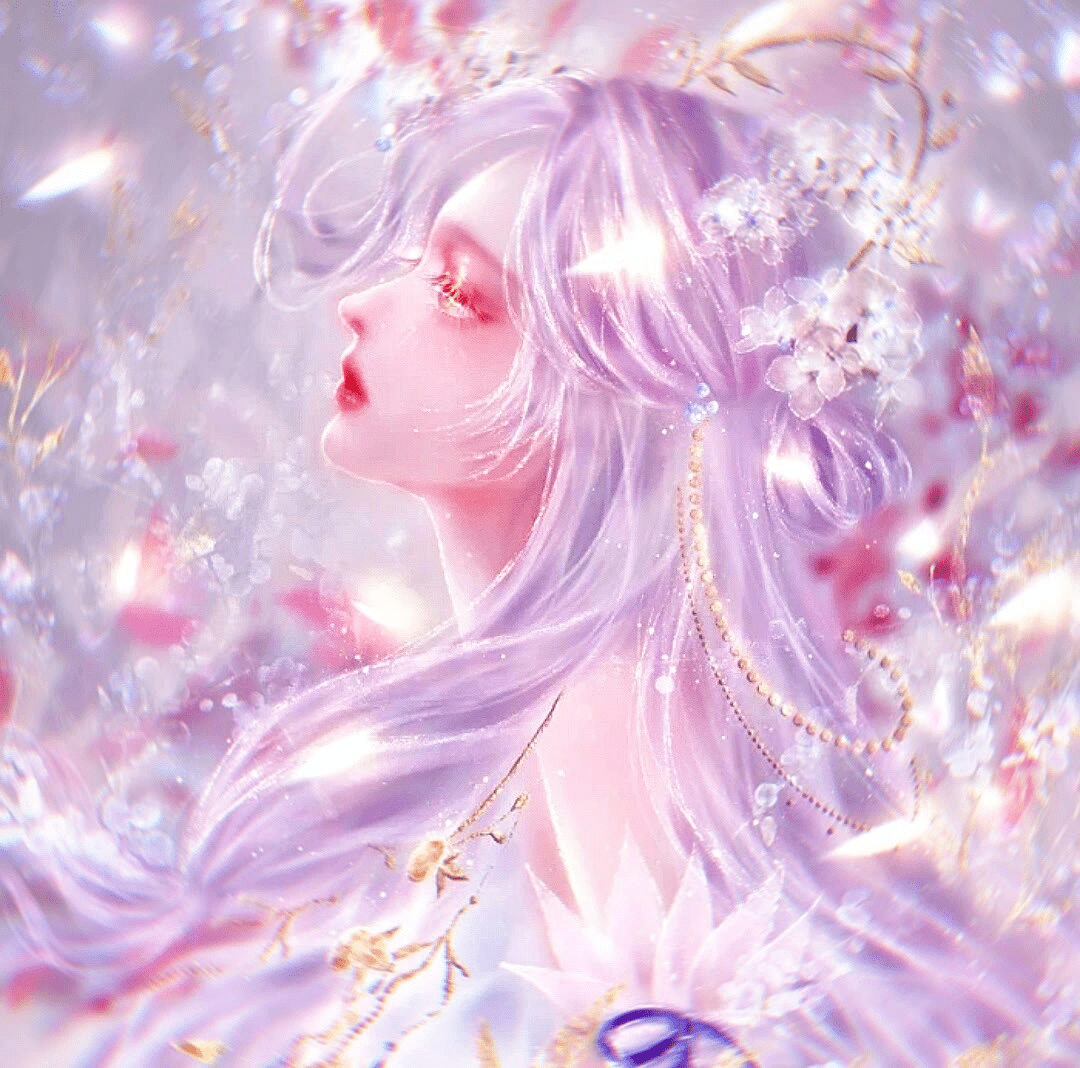 动漫头像戴着王冠的绝美女头