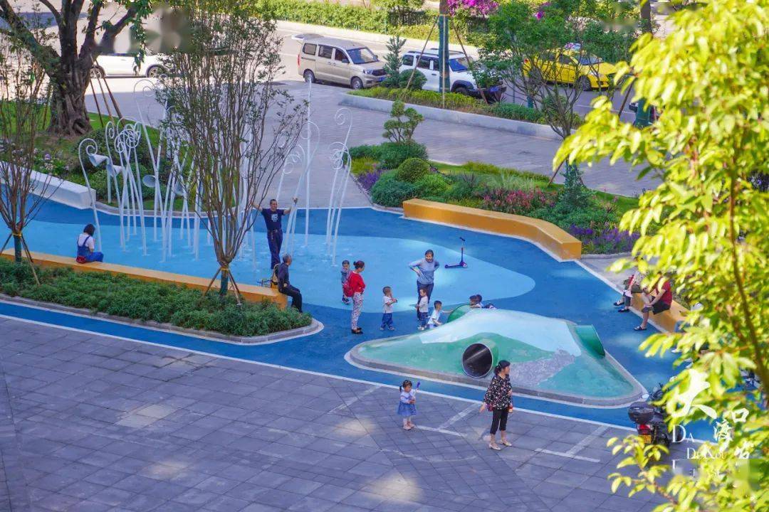 大渡口人的幸福街头游园生机盎然小而美