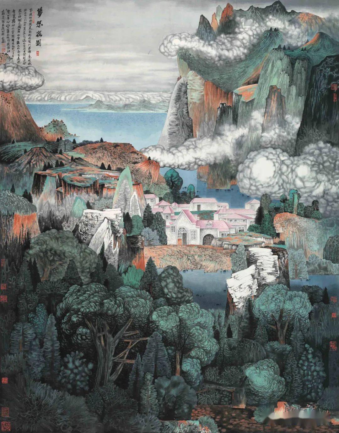 关注情高格逸神之所托读薛亮山水画有感