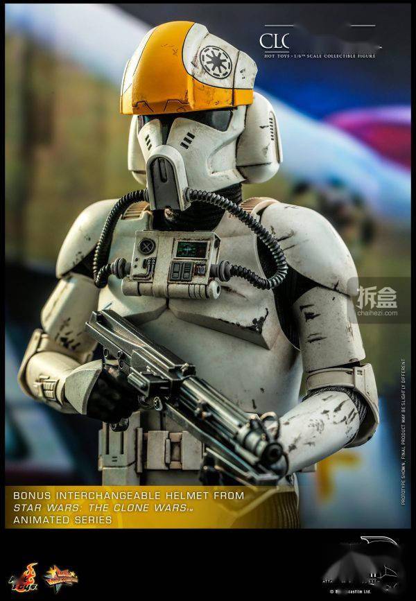 hottoys 星球大战克隆人飞行员白兵战斗机器人1/6可动人偶_星战_吉奥