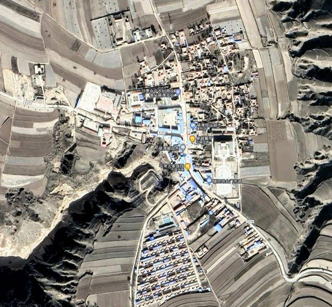 会宁28个乡镇卫星图首次曝光