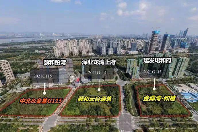 建面约168㎡户型四房两厅三卫:金鼎湾·和禧前身为河西南g113地块,在