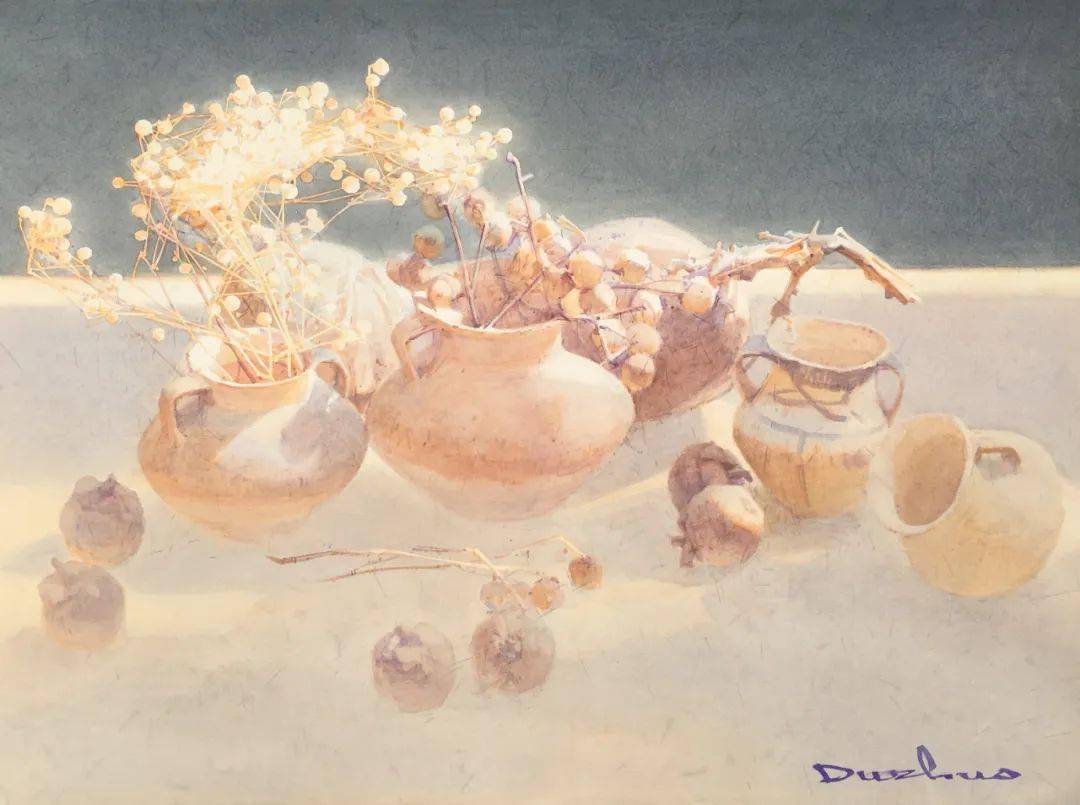 想画水彩静物，却不知该如何掌控画面？_搜狐网