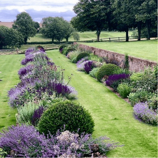 单面观赏花境双面观赏花境对应式花境