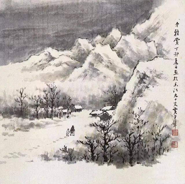 芥子园雪景图片