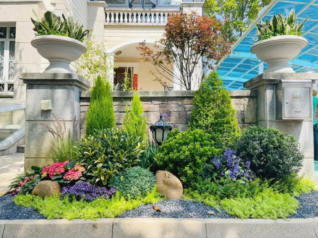 单面观赏花境双面观赏花境对应式花境