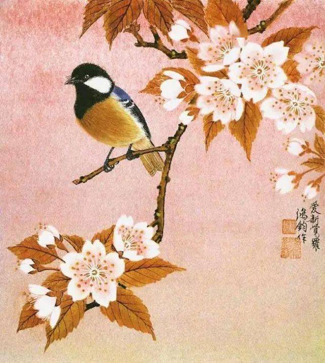 金鸿钧花鸟画,这叫一个精彩!_中国画系_工笔_重彩画