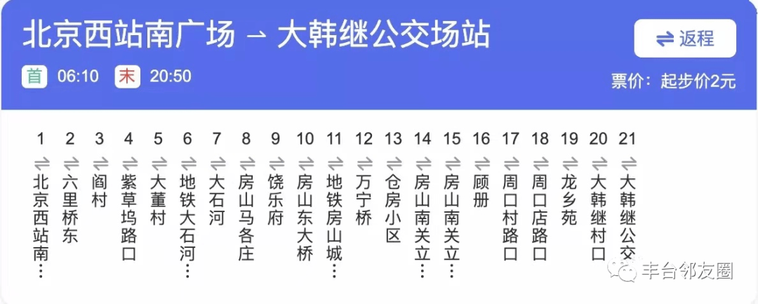 丰台这条公交线路临时调整!_北京_公众_微信