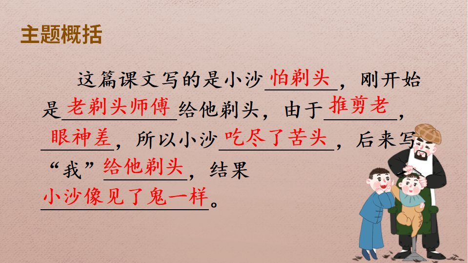 课件三年级语文下册课文19剃头大师