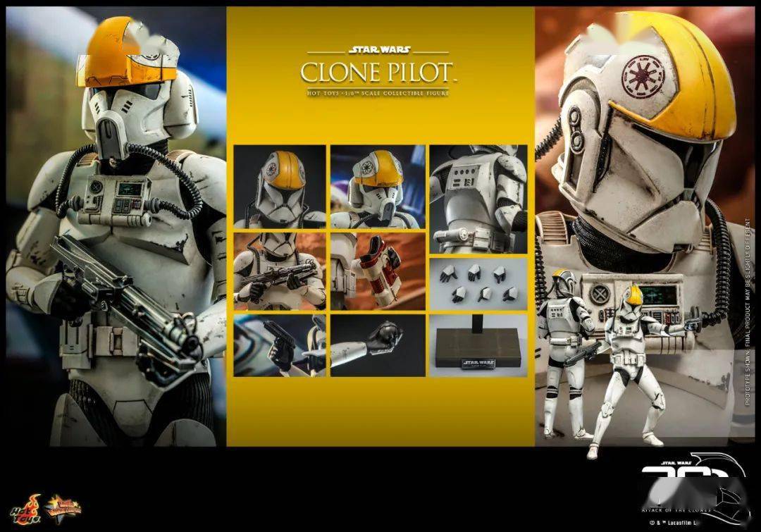 新品预定~ hottoys ht 1/6 mms648 星战前传 克隆