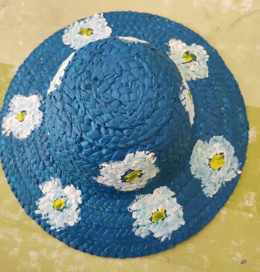 【创意之夏】手绘草帽diy,一起帽美如花