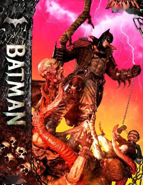 1599美元起p1s黑暗之夜死亡金属蝙蝠侠雕像